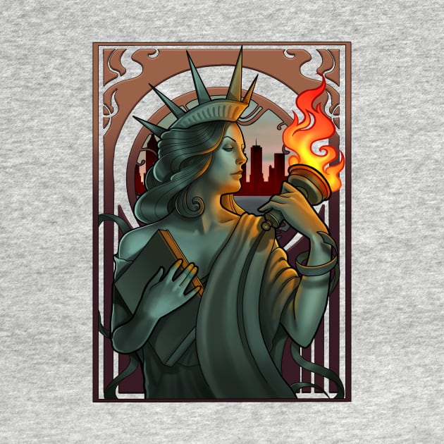 Halo Lady Liberty by fallynchyld